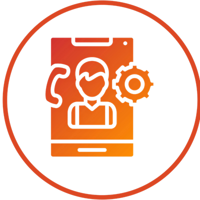 vector design customer service icon style
