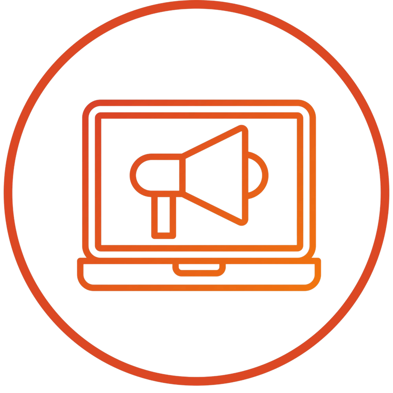 vector design digital marketing icon style